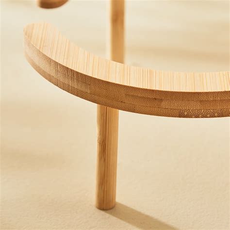 Buy Showstopper Seong Glass Serving Bowl with Bamboo Stand and Lid ...