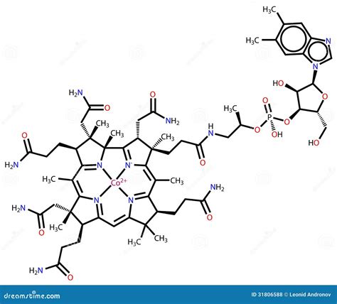 Vitamin C Structural Formula Of Molecular Structure Cartoon Vector | CartoonDealer.com #263547249