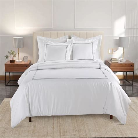Hotelier Baratta Stitch Comforter Set with Shams