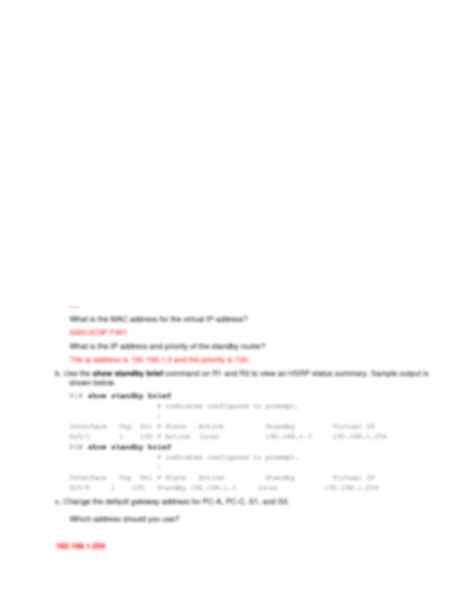 Image result for Configuring HSRP Lab