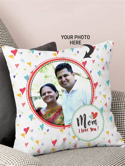 Buy | Mom I Love You Mothers Day Personalized Cushion | Tied Ribbons