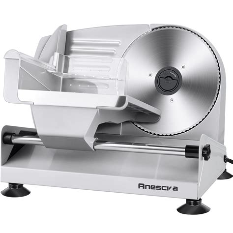 Meat Slicer, Anescra 200W Electric Deli Food Slicer with Removable 7.5 ...