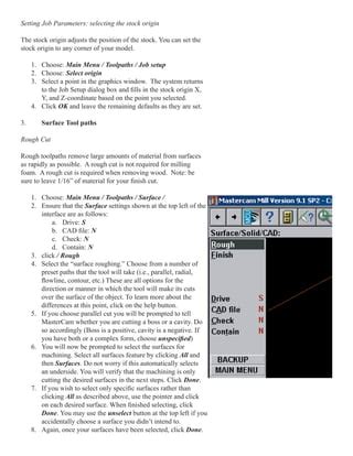 Image result for Mastercam Stock Model Tutorial