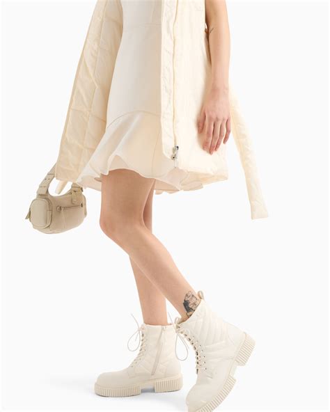 Short dress in matte satin fabric | Armani Exchange