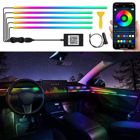 Snapklik.com : Acrylic Interior Car LED Strip Light
