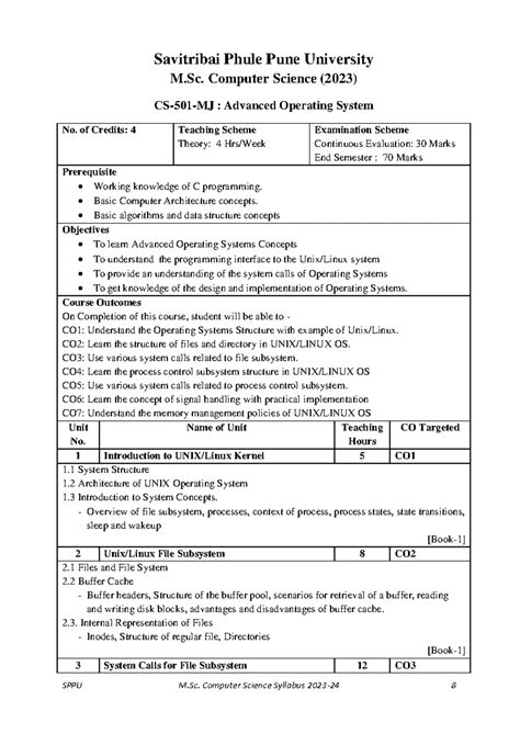 MCS-I Practical Exam Notes: Advanced OS & Mobile Technologies (CSUP125 ...