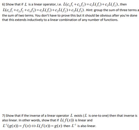 Image result for Linear Operator Examples