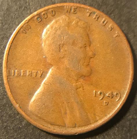 1949 D Lincoln Wheat Cent Bronze Composite Penny V1P4R4 - For Sale, Buy ...