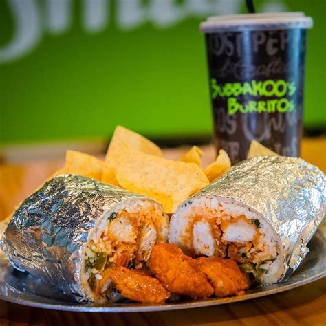 Bubbakoo's Burritos menu in Dublin, Ohio, USA