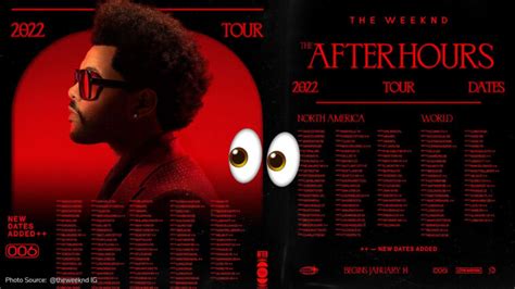 The Weeknd reveals 2022 tour dates