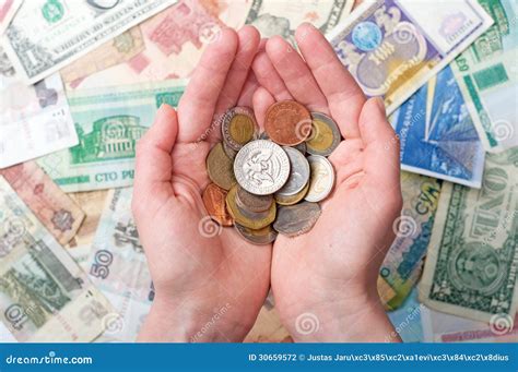 Money in hands stock photo. Image of cash, euro, coin - 30659572