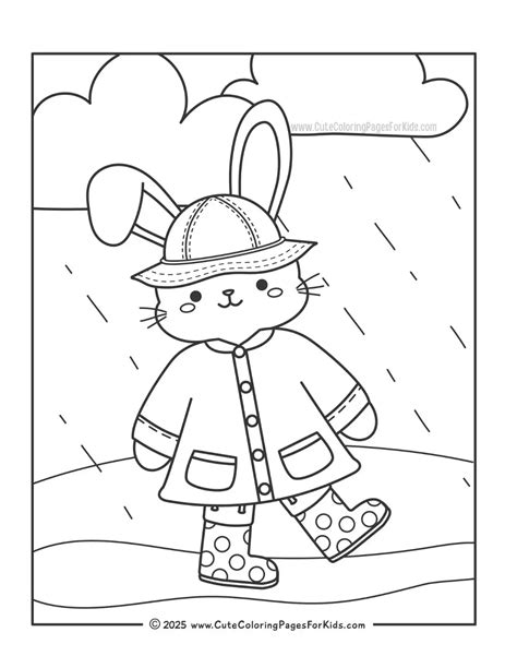 Rainy Day Coloring Pages (Free Printable PDFs) - Cute Coloring Pages ...