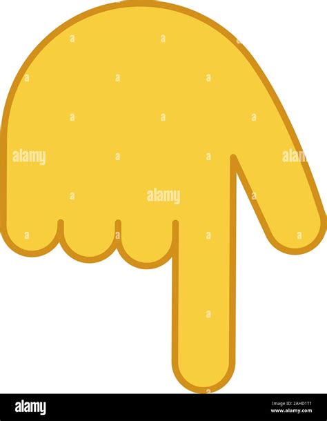 Finger Pointing Down Emoji