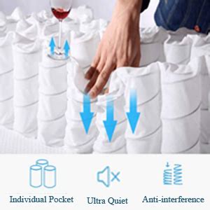 Springtek 72x48x6 Inches Double Size Mattress | 7-Layer Ortho Pocket ...