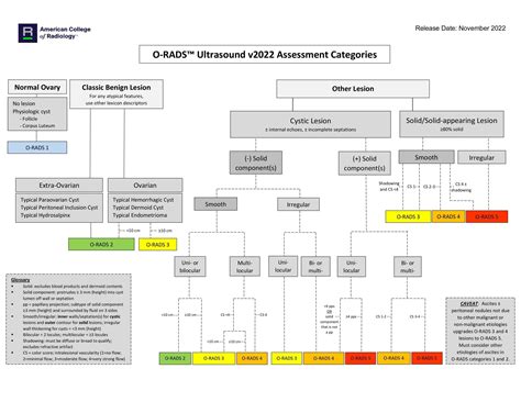 O-RADS Ultrasound Calculator v2022 for Ovarian Cysts