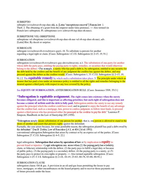 Subrogation Examples 的图像结果