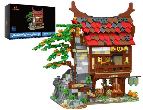 Buy JMBricklayer Medieval Town Bakery Building Set 30111, Adults ...