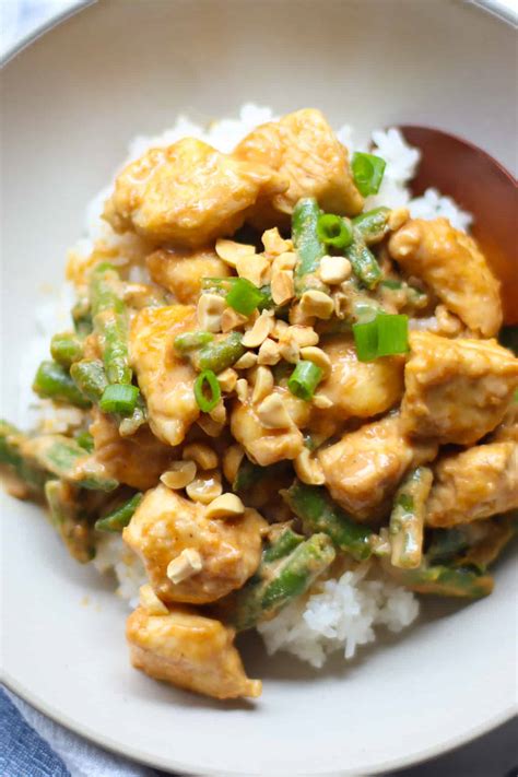 Easy Peanut Butter Chicken - MJ and Hungryman