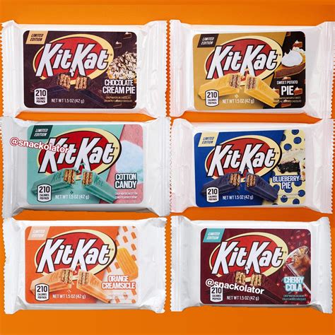Snackolator | A little throwback to six Kit Kat flavors that were ...