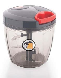 Quickmart Stainless Steel Blade quick chopper 1000 ml Vegetable & Fruit ...