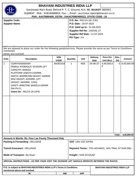 JOIST-O-MECH - Certificates