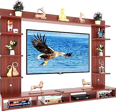 Redwud Parker Engineered Wood TV Entertainment Unit/TV Cabinet/Wall Tv ...