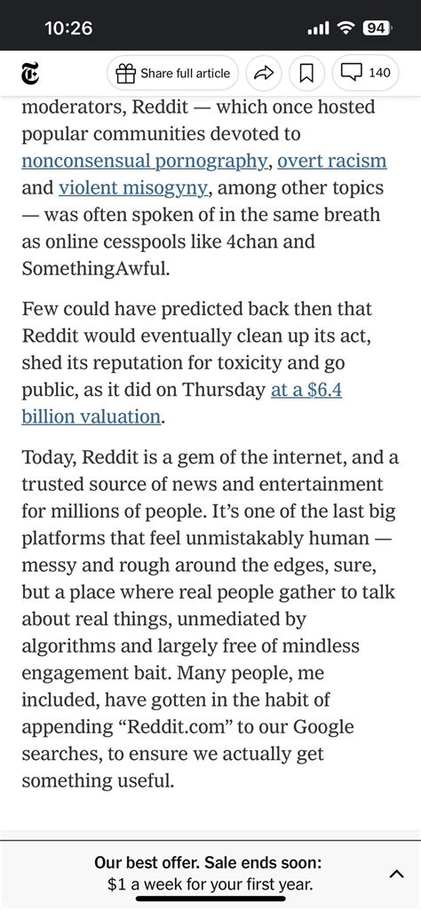 Bro whoever told the New York Times that Reddit is trustworthy has lost ...