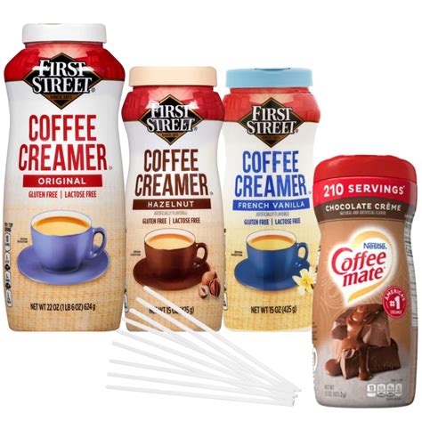 Amazon.com: Coffee Creamer Powder Variety Pack Bundle Contains (Total ...