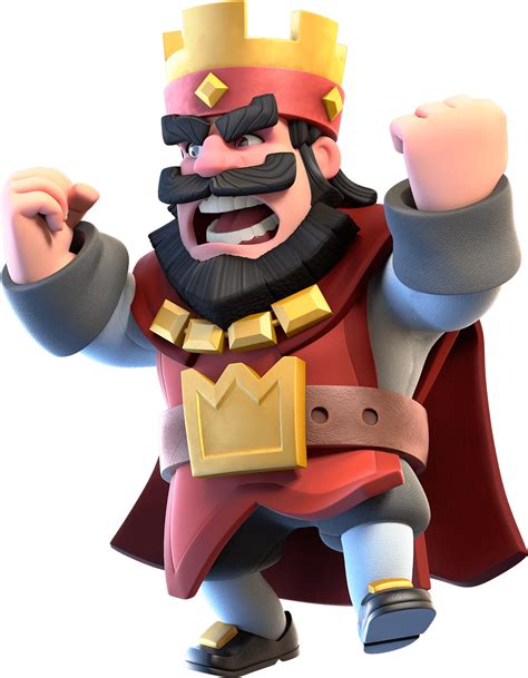 Clash Royale Angry Red King PNG transparente - StickPNG