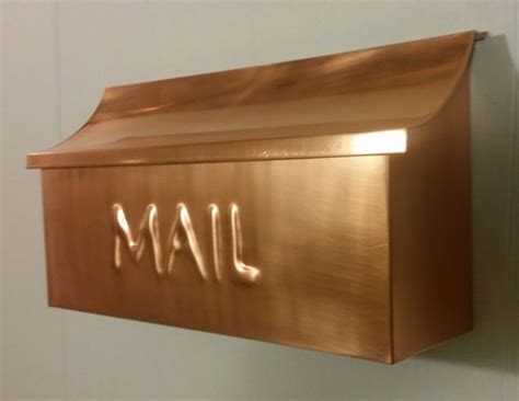 Wall Mount Copper Mailbox | Hand made,Solid copper,Outdoor mailbox – CU ...