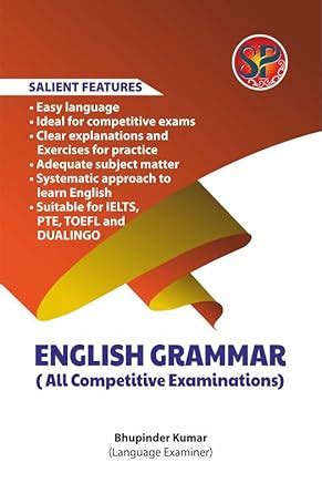 Buy English Grammar (Suitable for IELTS, PTE, TOEFL and DUALINGO ...