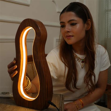 Elysian Antique Sheesham LED Lamp – Ikari Homes