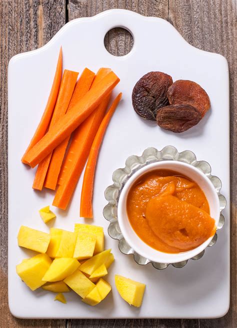 Carrot, Mango + Apricot Baby Food Puree (6+ Month) - Baby Foode ...