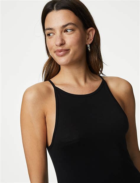Buy Jersey Halter Neck Midaxi Beach Dress at Marks & Spencer