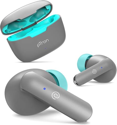 pTron Bassbuds Duo in-Ear Wireless Earbuds, Immersive Sound, 32Hrs ...
