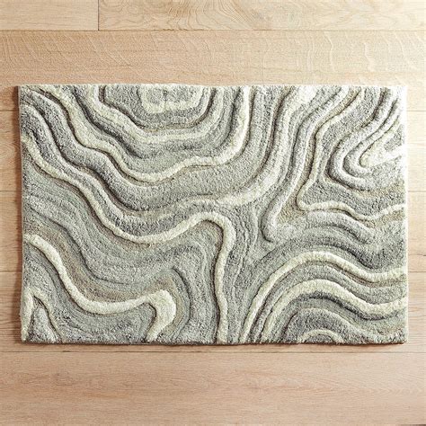 Marbled Gray 21x34 Bath Rug | Pier 1 | Contemporary bath rugs, Rugs ...