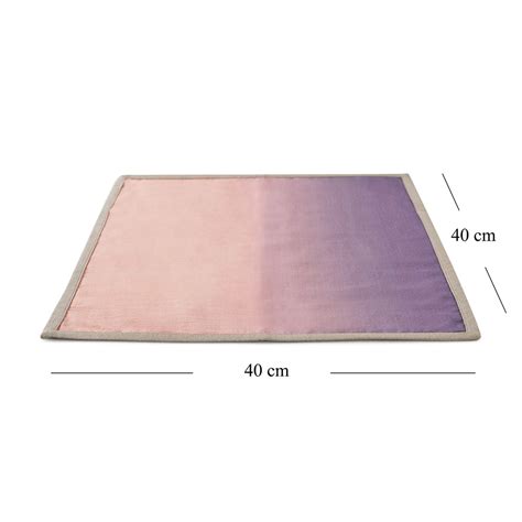 Shop Set Of 4 Pink And Purple Ombre Cotton Napkins - at Best Price ...