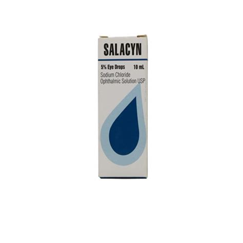 Salacyn Eye Drops - Sodium Chloride Eye Drops 5%, 10ml - Asset Pharmacy