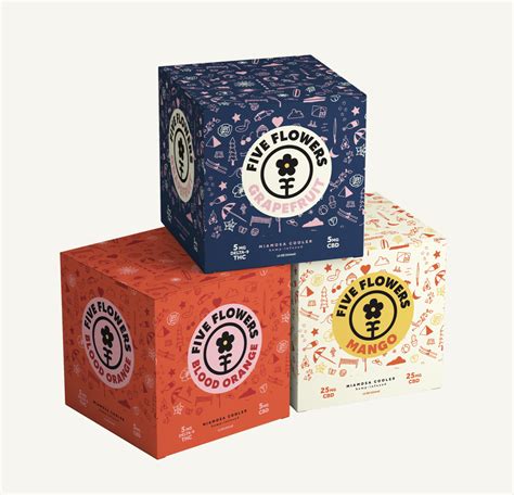 Five Flowers Peach | Sherlocks Glass & Dispensary