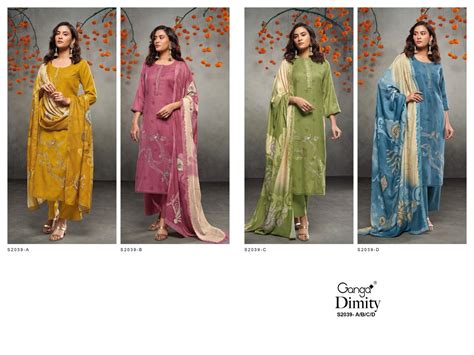 S2039-Abcd Dimity Ganga Pashmina Suits – Kavya Style Plus