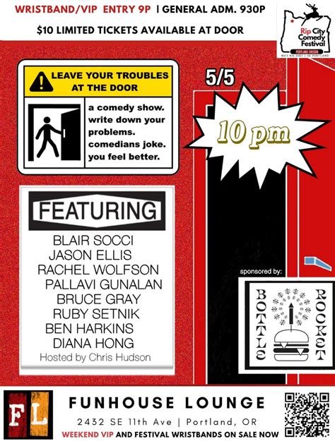 Leave Your Troubles at The Door (Rip City Comedy Festival edition ...