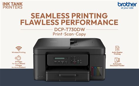 Brother Ink Tank DCP-T730DW (New Launch) WIFI Auto Duplex Color ...
