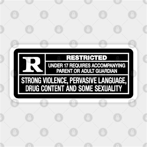 Image result for Rated R Sticker