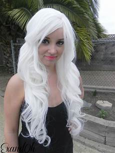 White With Hair by White Curly Layered Wig Mermaid Hair With By White With Hair