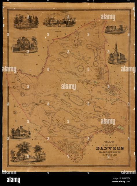 Map Of Danvers Massachusetts