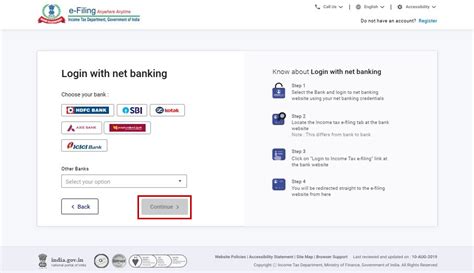 Generate EVC User Manual | Income Tax Department