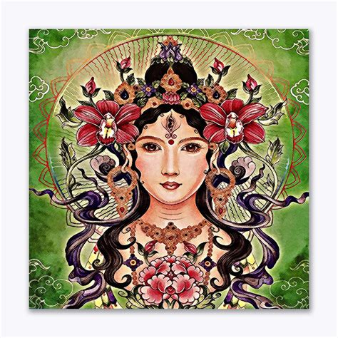 Tamatina Thangka Canvas Painting | Abstract Batik Art | Buddhism Art ...