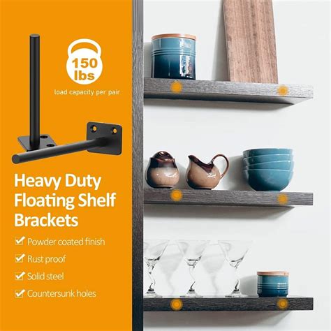 Wengus Floating Shelf Brackets, 8 inch Hidden Shelf India | Ubuy