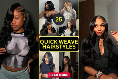 25 Stunning Quick Weave Hairstyles You’ll Want to Try Right Now ...