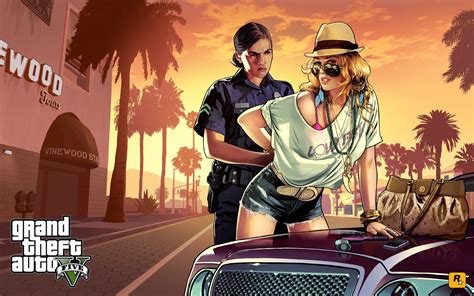 #760256 Tracey De Santa, Grand Theft Auto, GTA 5, Hat, Glasses, Police ...